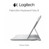 Logitech FabricSkin Keyboard Folio Guia de instalação