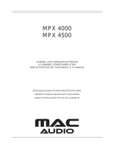 MAC Audio MPX 4500 Manual do proprietário