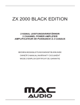 MAC Audio ZX 2000 Manual do proprietário