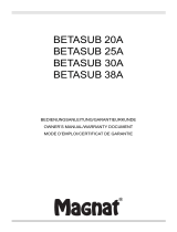 Magnat Audio Betasub 20 A Manual do proprietário
