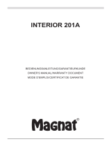 Magnat Interior 201A Manual do proprietário