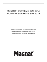 Magnat Monitor Supreme Sub 301 A Manual do proprietário