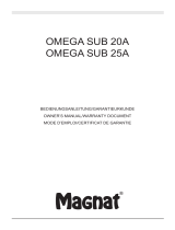 Magnat OMEGA SUB 25A Manual do proprietário