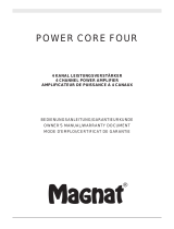 Magnat Audio Power Core Four:S Manual do proprietário