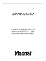Magnat Audio Quantum 6725 A Manual do proprietário