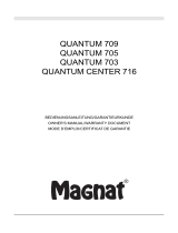 Magnat QUANTUM 700 SERIES Manual do proprietário