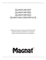 Magnat Quantum 805 Manual do proprietário