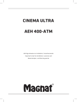 Magnat Cinema Ultra AEH 400-ATM Manual do proprietário