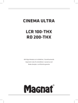 Magnat Audio Cinema Ultra LCR 100-THX Manual do proprietário