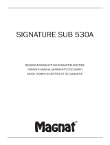 Magnat Audio Signature Sub 530A Manual do proprietário