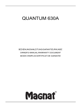 Magnat Audio 630A Manual do usuário