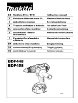 Makita BDF458 Manual do proprietário
