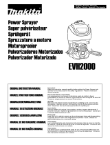 Makita EVH2000 Manual do usuário