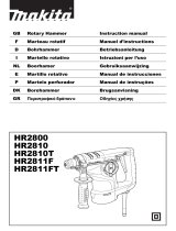 Makita HR2811F Manual do proprietário