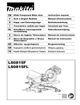 Makita LS0815FL Manual do proprietário
