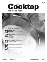 Maytag MEC4436AAC - Chrome 36 Inch Electric Cooktop Manual do usuário