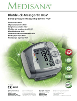 Medisana Bloodpressure monitor HGV Manual do proprietário