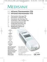 Medisana Digital infrared thermometer FTD Manual do proprietário