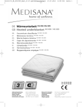 Medisana Heated underblanket with stretch function HU 655 Manual do proprietário