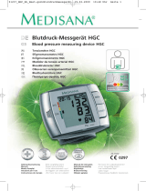 Medisana WRIST BLOOD PRESSURE MONITOR HGC Manual do proprietário