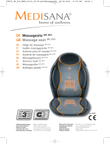 Medisana Massagekussen MC 810 Manual do proprietário