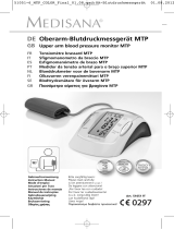 Medisana Upper arm blood pressure monitor MTP green Manual do proprietário