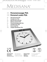 Medisana Personal Scales PSA Manual do proprietário