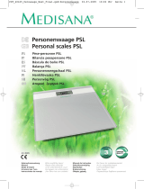 Medisana Personal scales PSL Manual do proprietário
