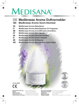 Medisana Scent automiser Medibreeze Aroma Manual do proprietário