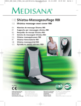 Medisana Shiatsu massage seat cover RBI Manual do proprietário