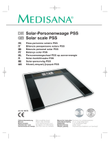 Medisana Solar personal scales PSS Manual do proprietário