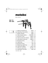 Metabo BE 710 Manual do proprietário