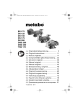 Metabo DS 150 Manual do proprietário