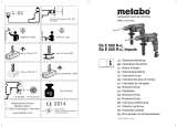 Metabo SB E 600 R L Instruções de operação