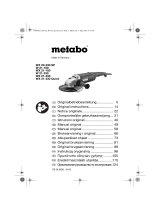 Metabo W 21-180 Instruções de operação