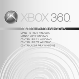 Microsoft Xbox 360 Manette avec fil Windows Manual do usuário