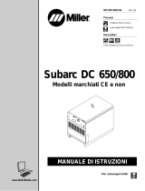 Miller SUBARC DC 650/800 CE AND NON-CE Manual do proprietário