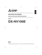 Mitsubishi DX-NV100E Manual do usuário