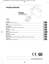 Morphy Richards Total Control Hand Mixer Manual do usuário