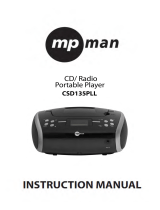 MPMan CSD135PLL Manual do proprietário