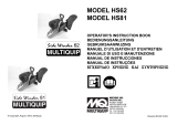 MQ Multiquip HS62 Manual do usuário