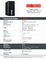MS-Tech LC-03 Ficha de dados