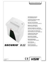 MyBinding HSM Securio B22S Level 2 Strip Cut Manual do usuário