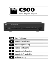 NAD C300 Manual do proprietário
