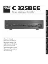 NAD Electronics C 325BEE Manual do usuário
