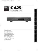 NAD Electronics C425 Manual do usuário