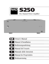 NAD S250 Manual do usuário