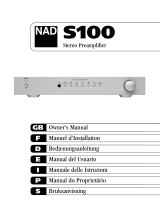 NAD S100 Manual do usuário