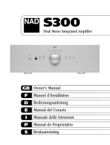 NAD S300 Manual do usuário