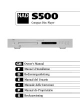 NAD S500 Manual do usuário